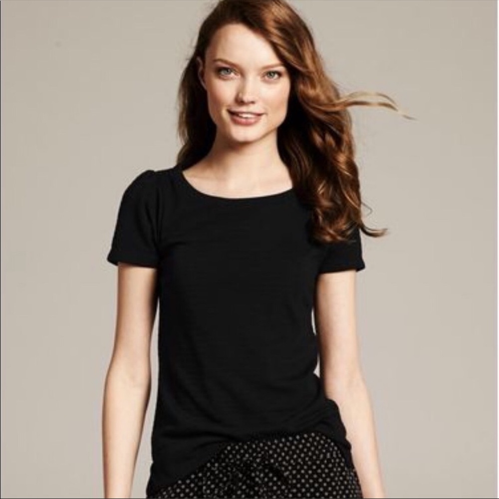 EUC Banana Republic Faille Short Sleeve